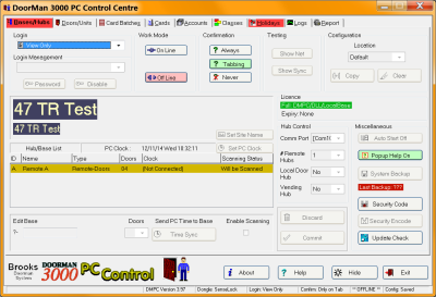 Doorman 3000 PC Control